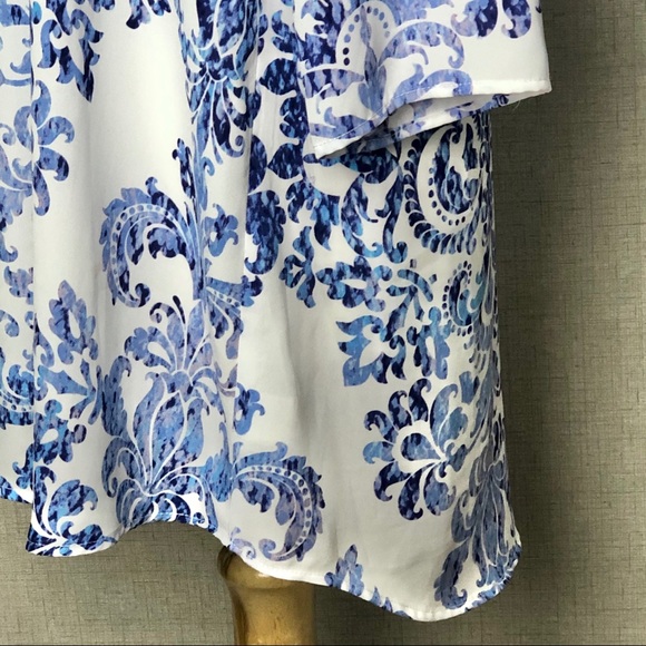 Show Me Your Mumu Lulu Tunic in Ryan Secrest Blue Paisley Print - Picture 7 of 13